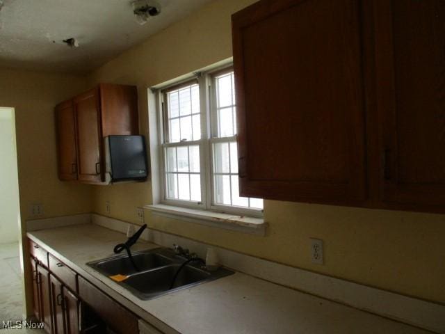 kitchen featuring sink