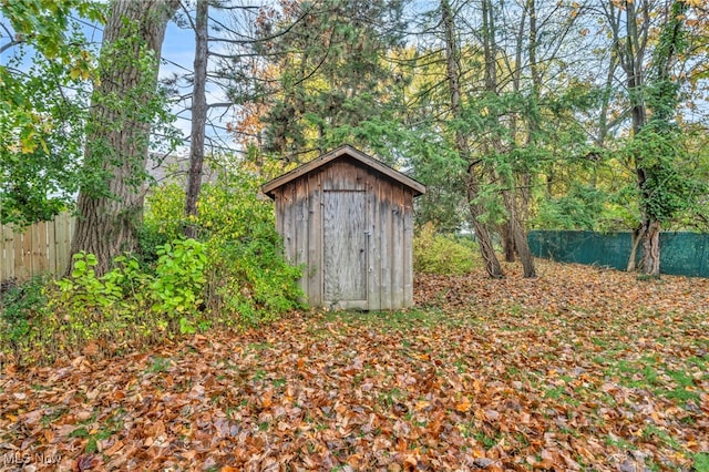 view of outbuilding