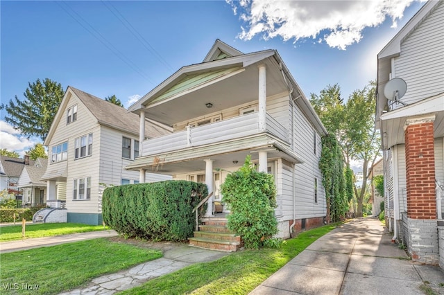 view of front of property