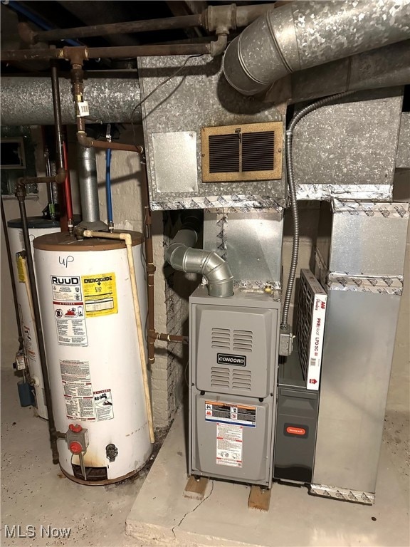 utilities featuring water heater