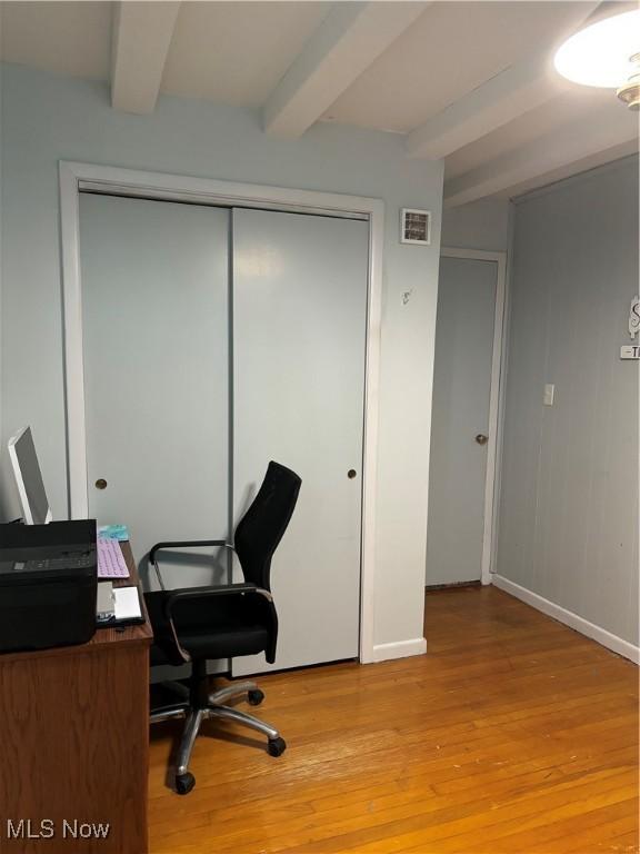 57365 Washington Blvd, Martins Ferry, OH 43935 - office space with beam ceiling and light wood finished floors