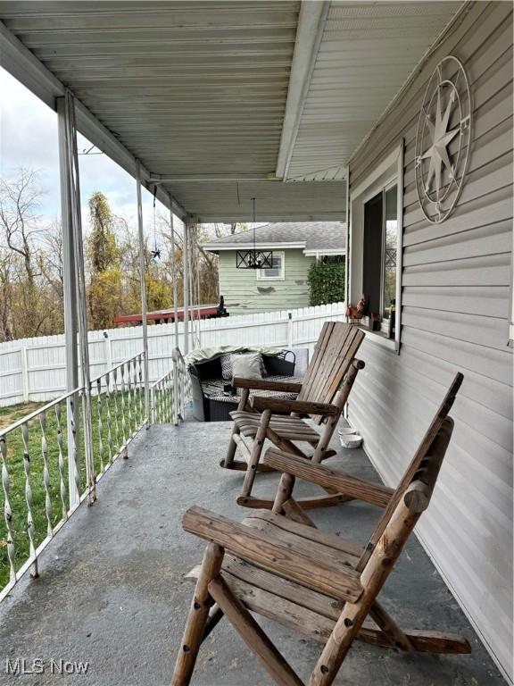 57365 Washington Blvd, Martins Ferry, OH 43935 - view of porch