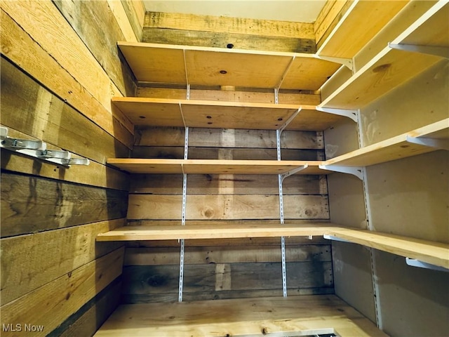 view of storage area