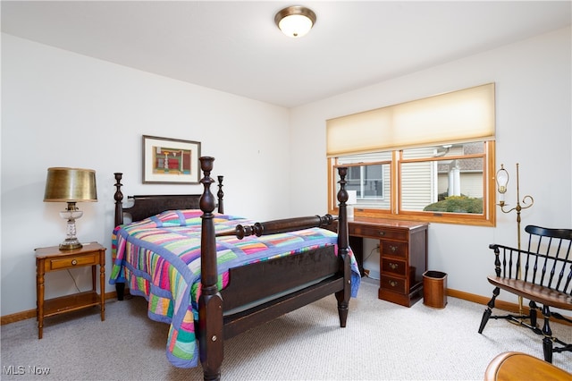 bedroom featuring carpet flooring