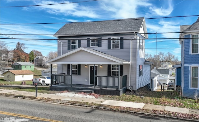 view of front facade with a porch