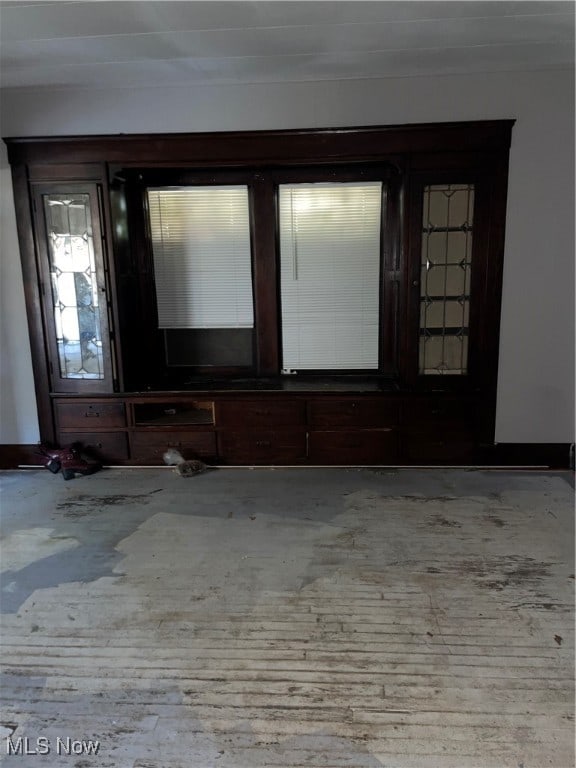 unfurnished room featuring light wood-type flooring