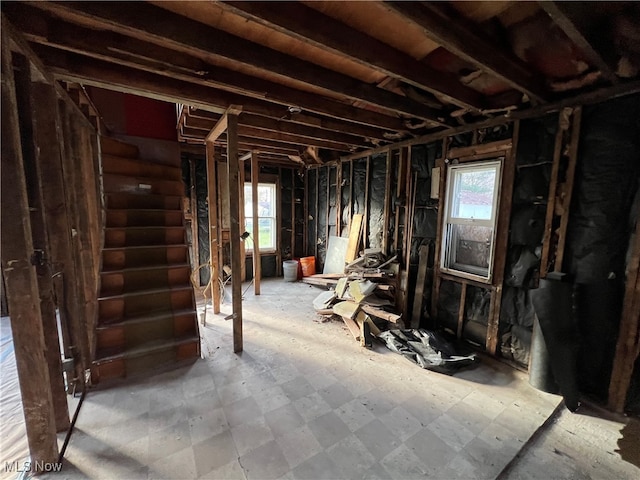 miscellaneous room featuring plenty of natural light