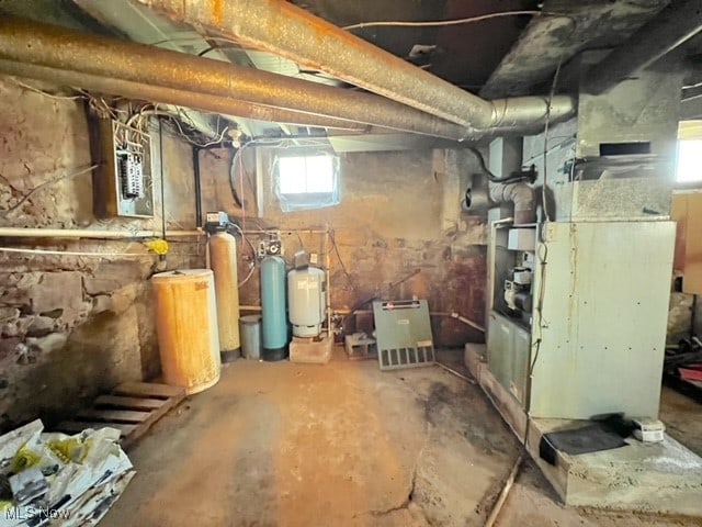 view of basement