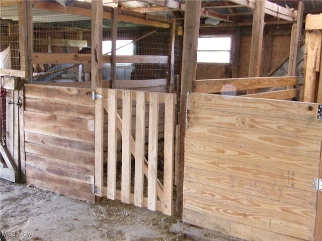 view of stable