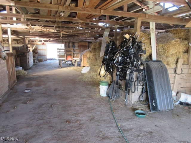 view of stable