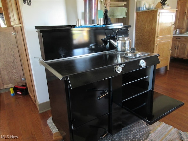 kitchen featuring hardwood / wood-style flooring