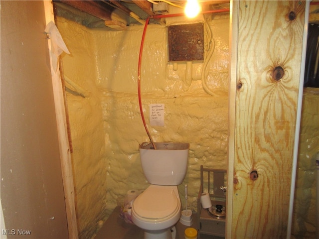 bathroom featuring toilet