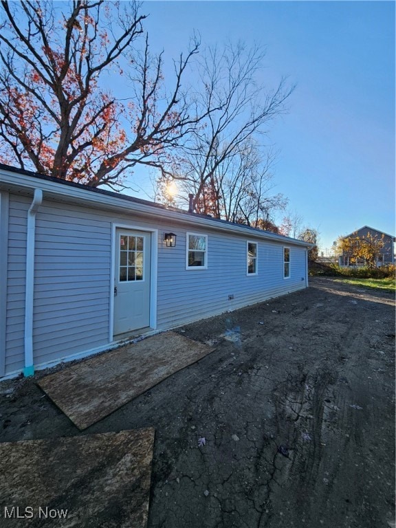 view of rear view of house