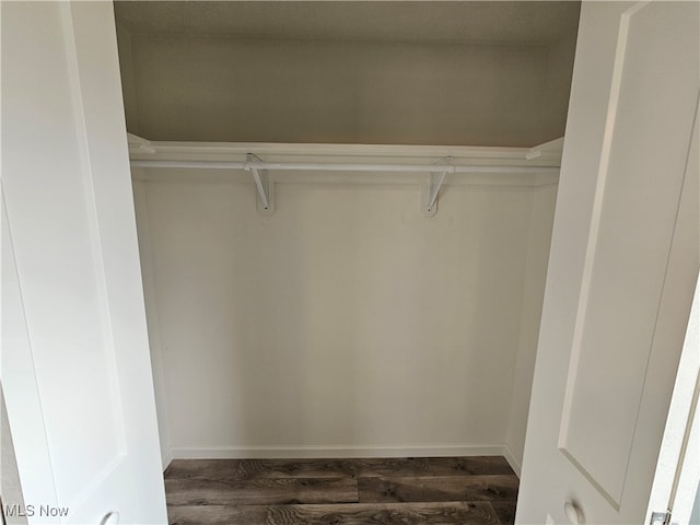 view of closet