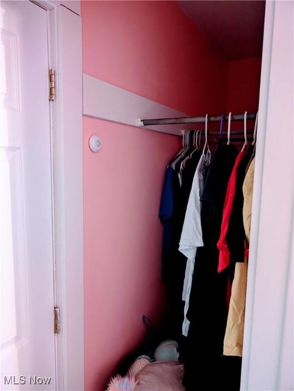 view of closet