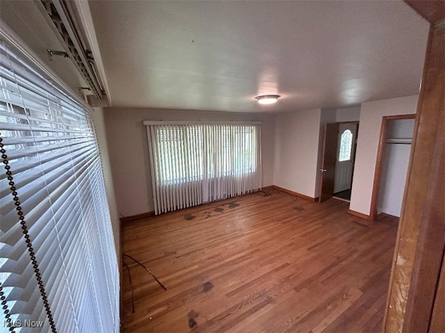 interior space featuring hardwood / wood-style floors