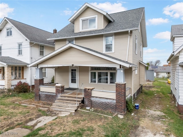 view of front of house featuring a porch