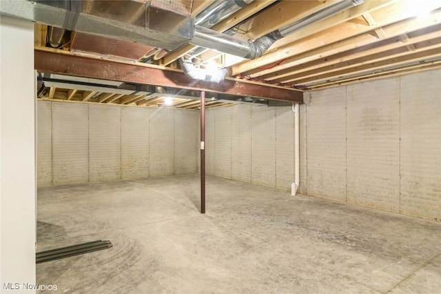 1064 Bryce Ave, Aurora, OH 44202 - view of unfinished basement