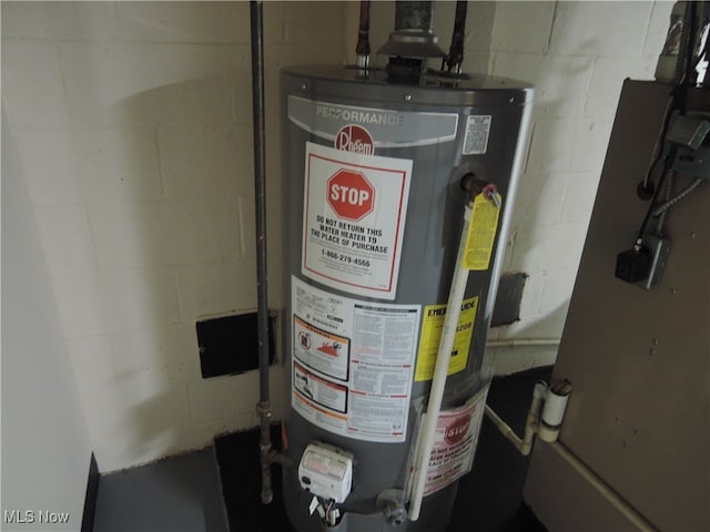 utilities with gas water heater