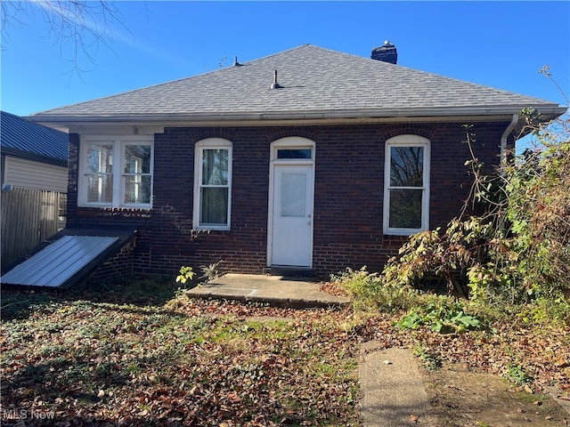 view of rear view of house