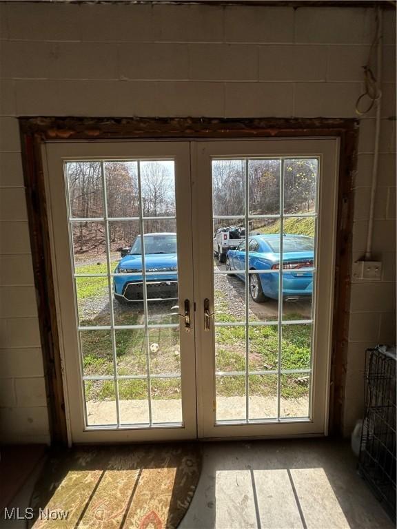 2886 Ossia Rd, Duck, WV 25063 - doorway with french doors