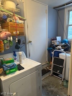 laundry room with washer and dryer