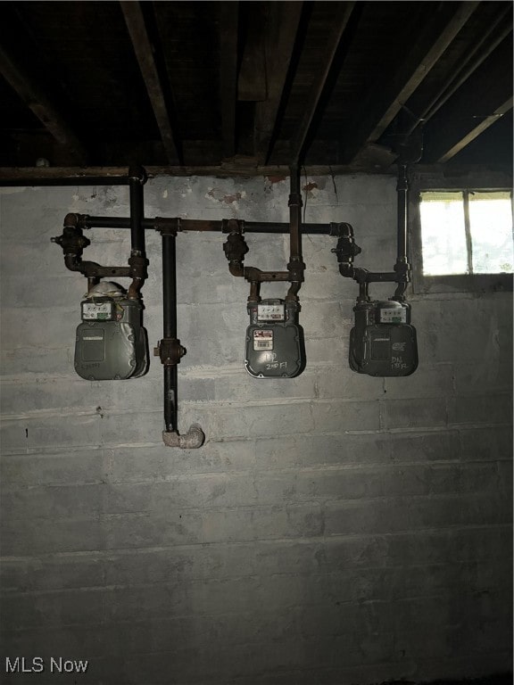 view of utility room