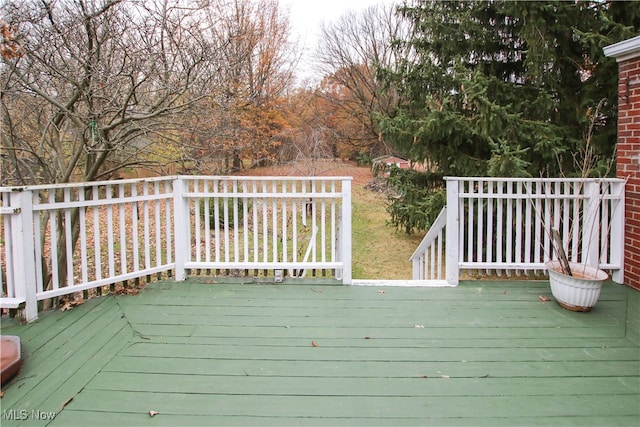 view of deck