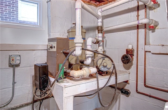 view of utility room