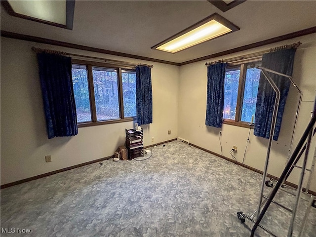 empty room with carpet floors