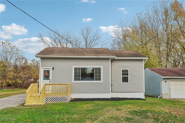 exterior space featuring a yard