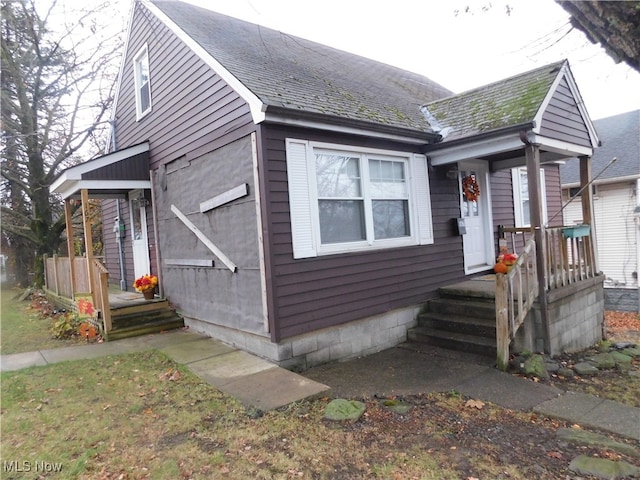 view of bungalow