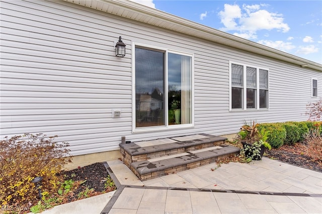 exterior space with a patio