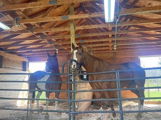 view of stable