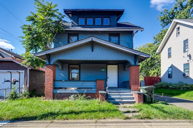 view of front of house featuring a porch