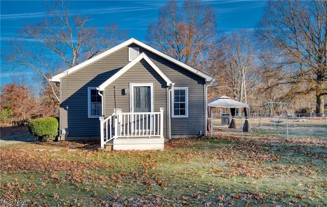 view of bungalow