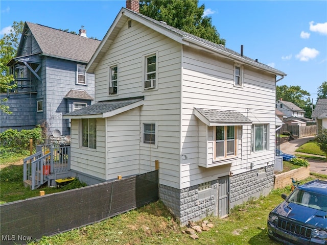 view of rear view of house