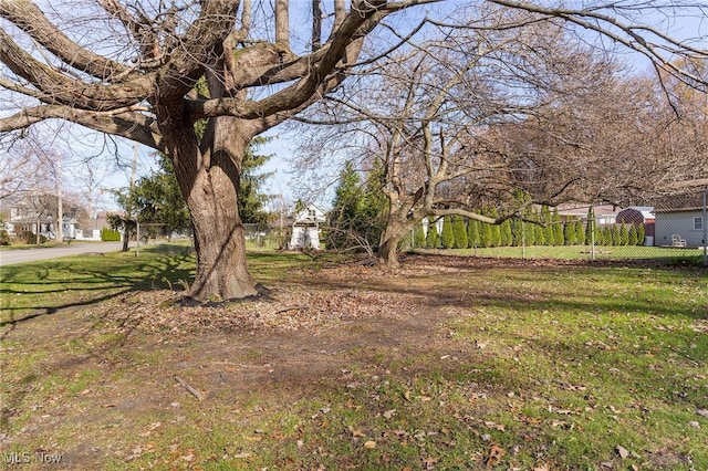 view of yard