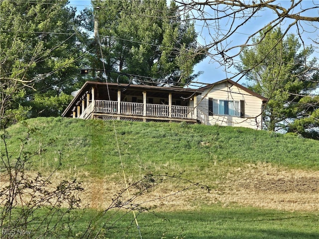 view of rear view of house