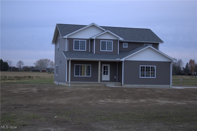 view of front of home featuring a porch