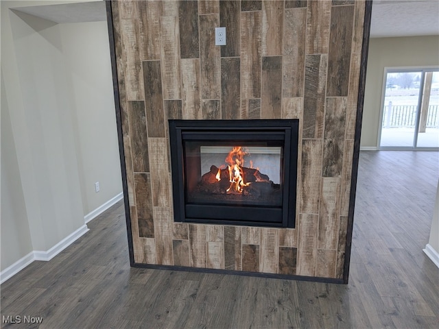 interior details featuring wood-type flooring