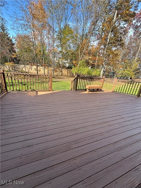 view of deck