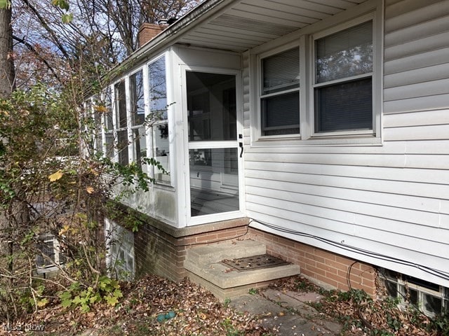 view of property entrance