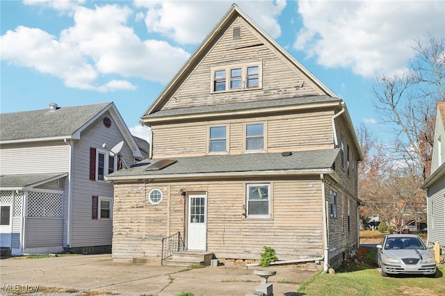 view of rear view of house