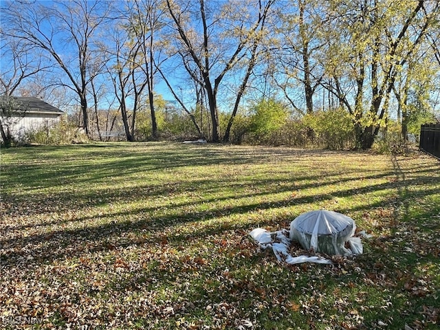 view of yard