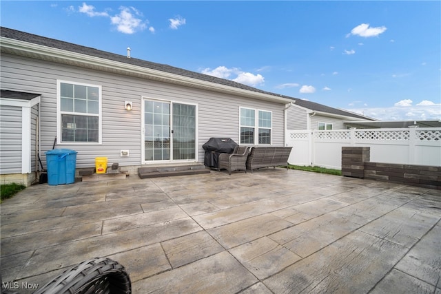 view of patio / terrace with grilling area