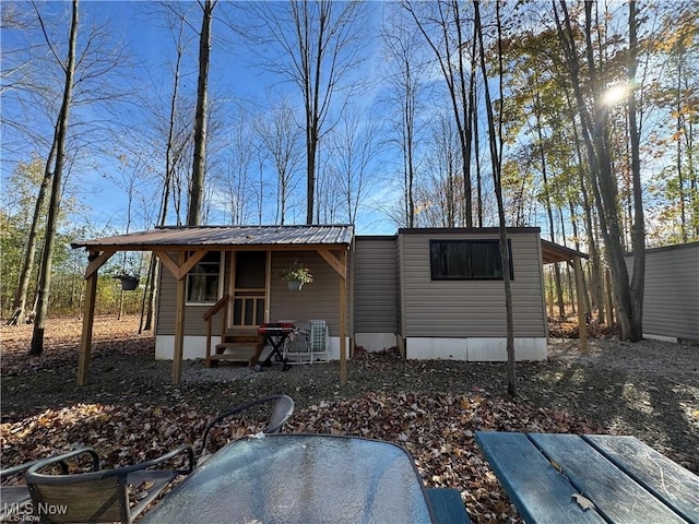 view of front of home