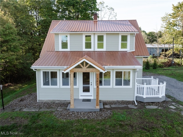 view of front of home