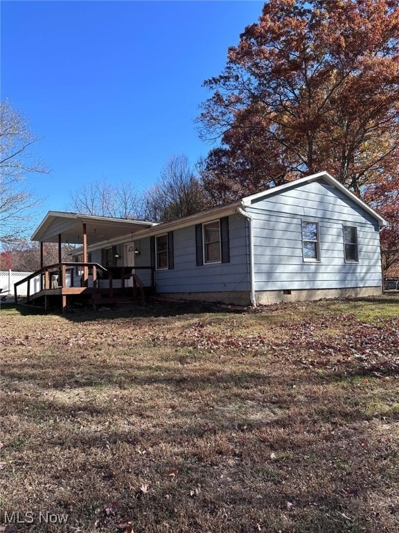 view of front of property