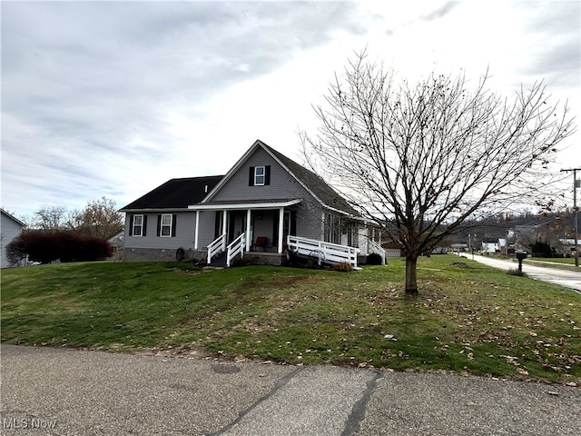 view of front of house featuring a porch